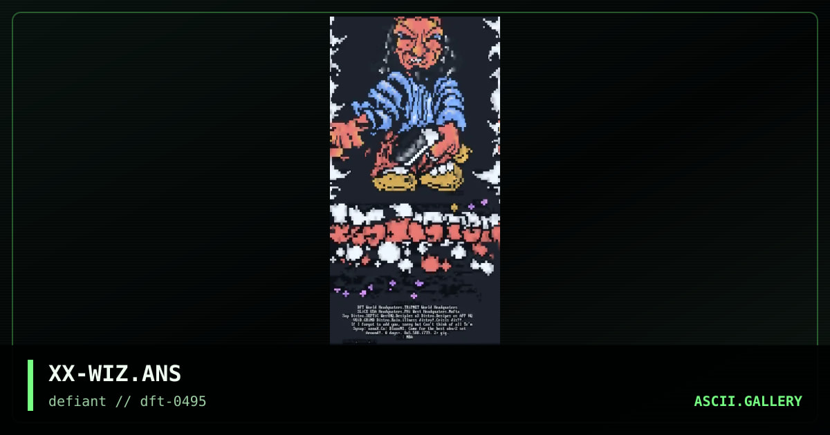 XX-WIZ.ANS, by xanax, 1995