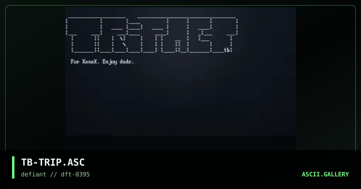 TRiPnet, by the boogeyman, 1995