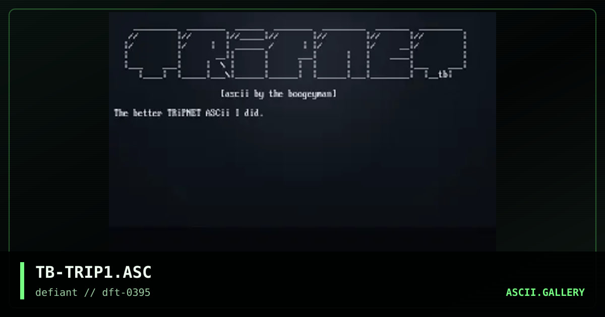 TRiPnet 2, by the boogeyman, 1995