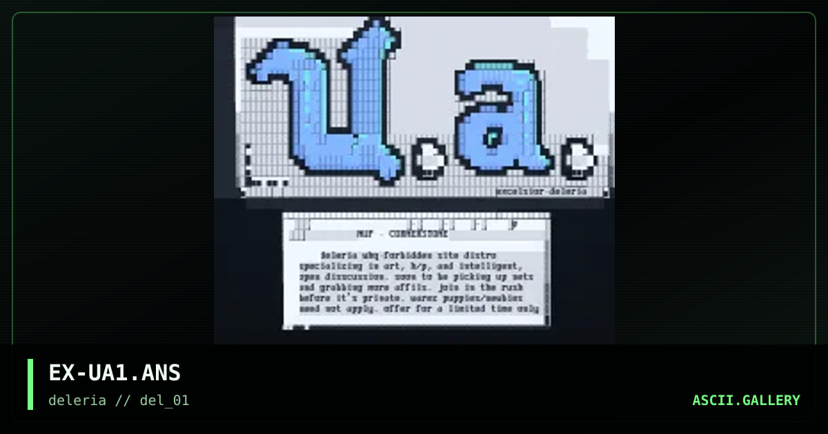 EX-UA1.ANS, by excelsior, 1994