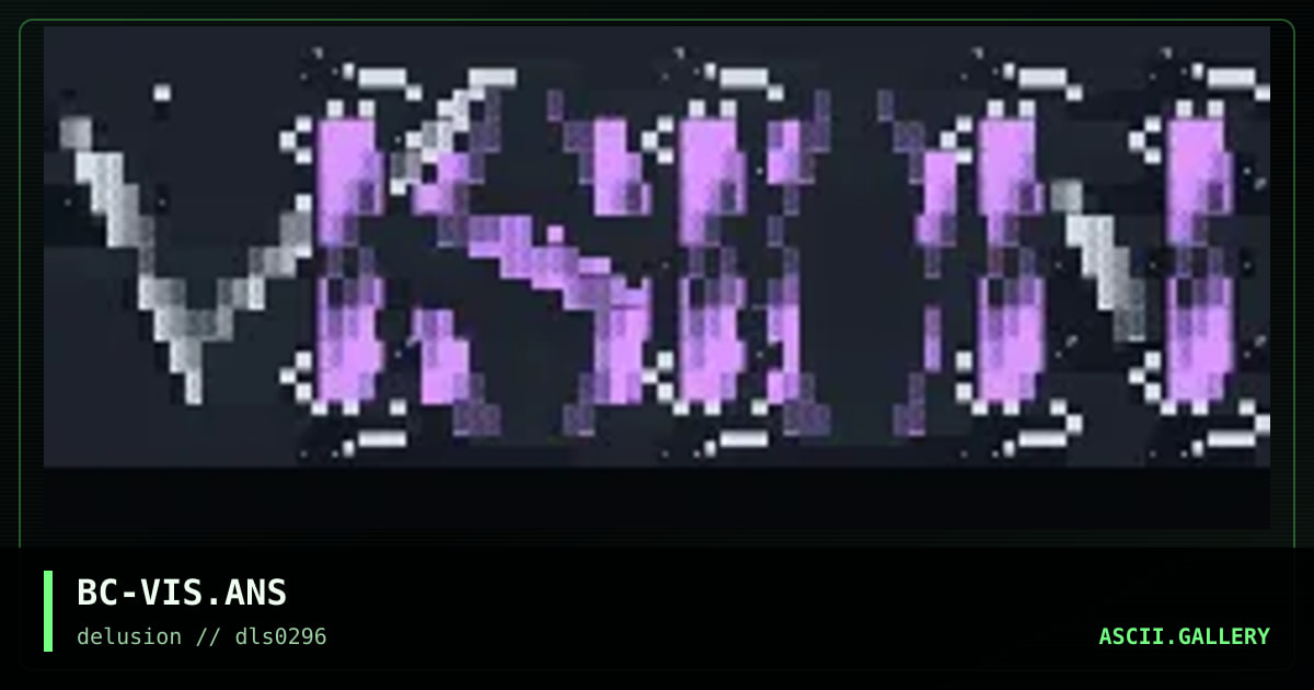 Vision Logo, by burning chrome, 1996