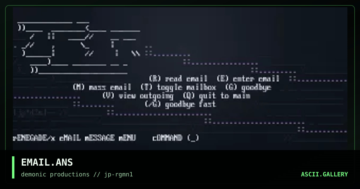 EMAIL.ANS, by jack phlash, 1997