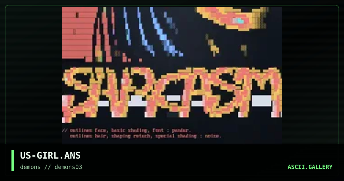 girl???, by pandur, noize, 1997