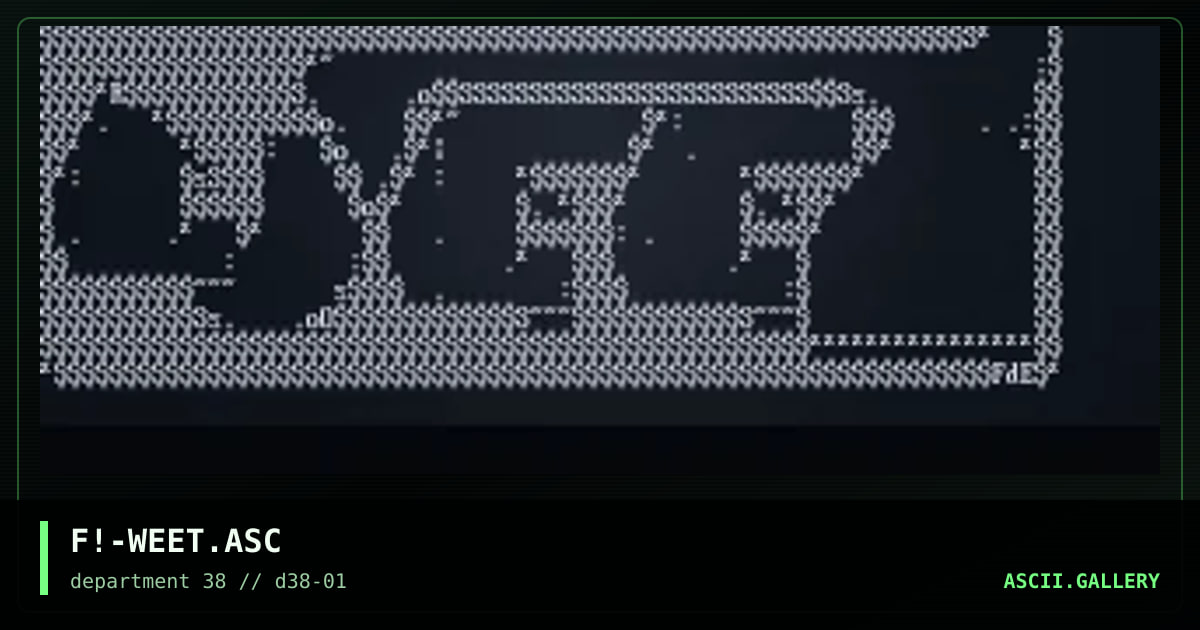 Weet is a beautiful Fruit, by fade, 1996