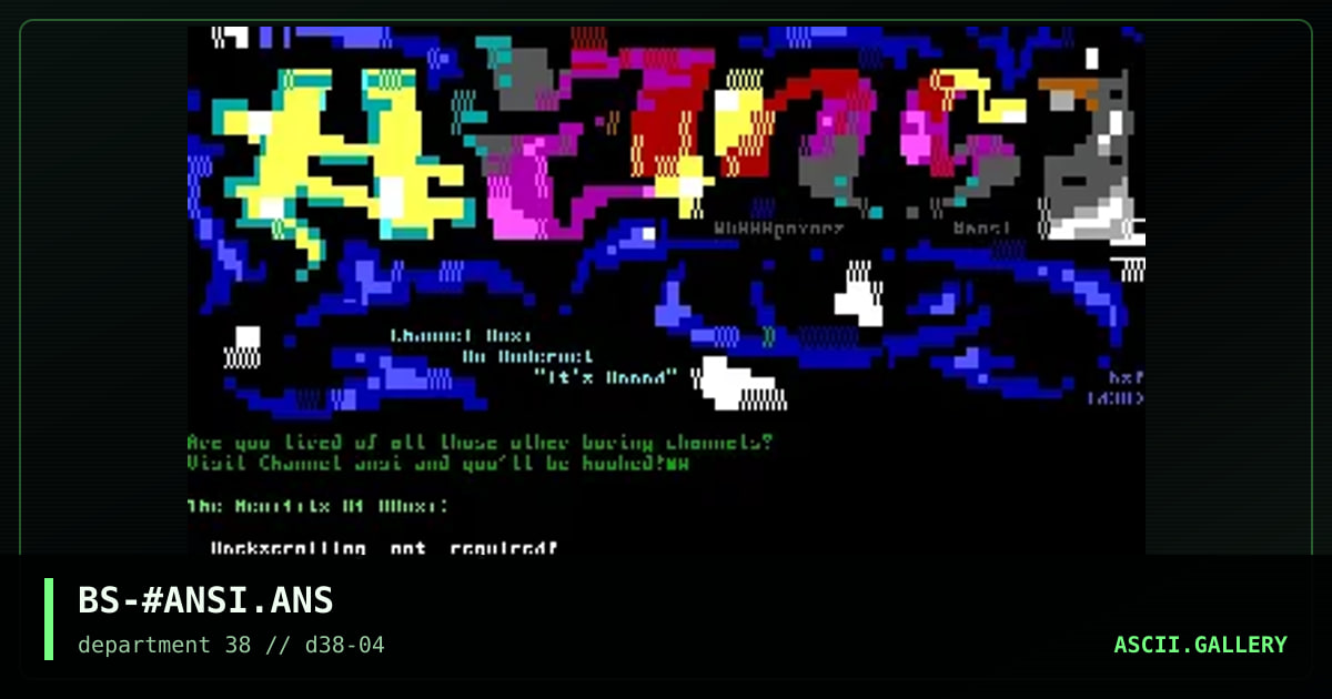 This Pack Is Sponsored By #ansi (c), by blind sniper, 1997