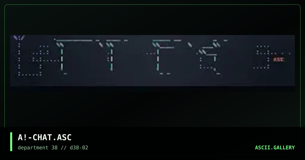 Coming into Chat, by ascension, 1997