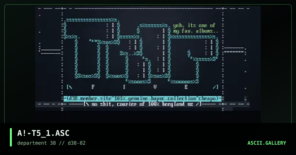 Trip5 Ansi, by ascension, 1997