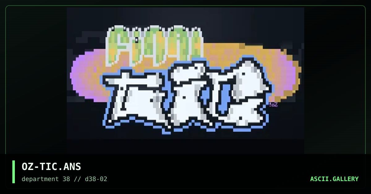 The Final Tic, by ooze, 1997