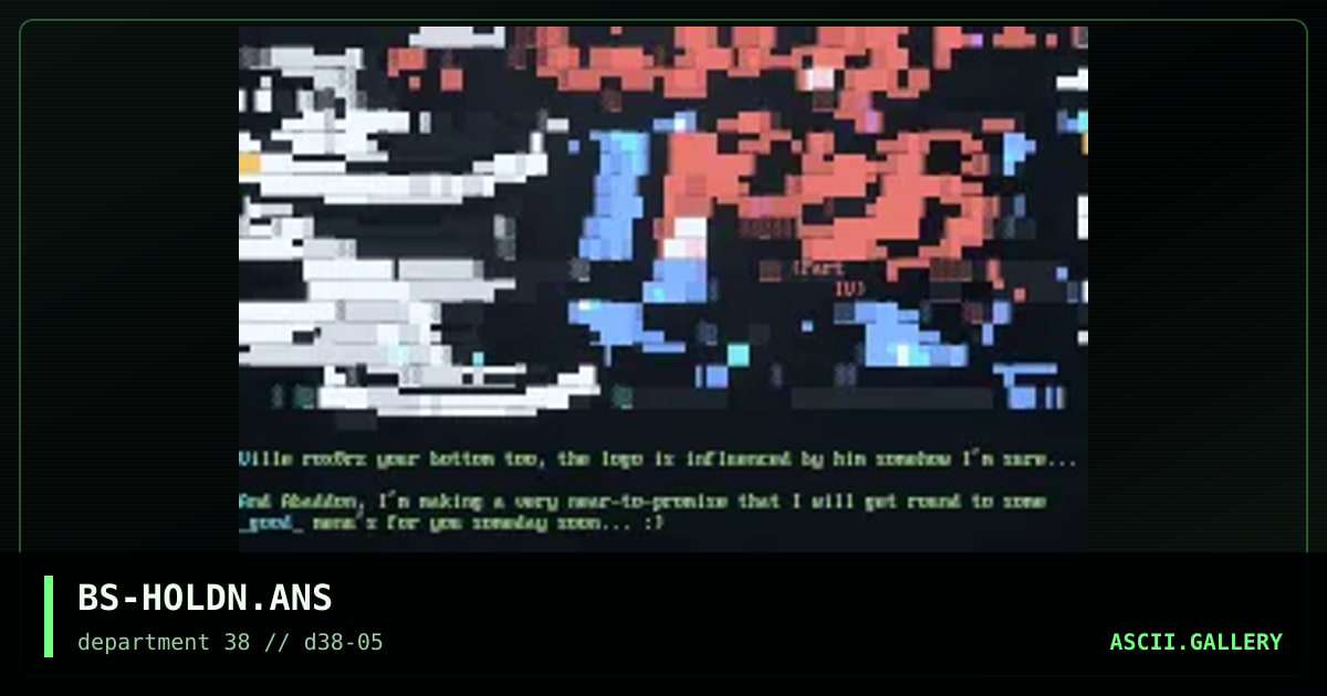 Holdens Lair phools - Beware it!, by blind sniper, 1997