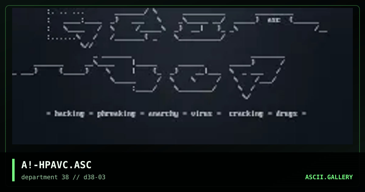 HPAVCD!, by ascension, 1997