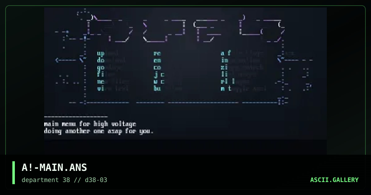 Main Menu (H!V), by ascension, 1997