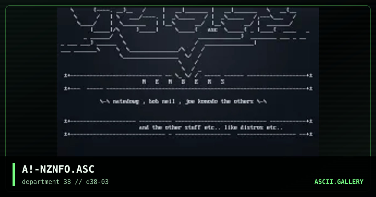 Nzbbs .Nfo File (SMF), by ascension, 1997