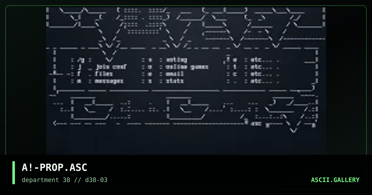 Prophet Bbs Mnu/Nfo, by ascension, 1997