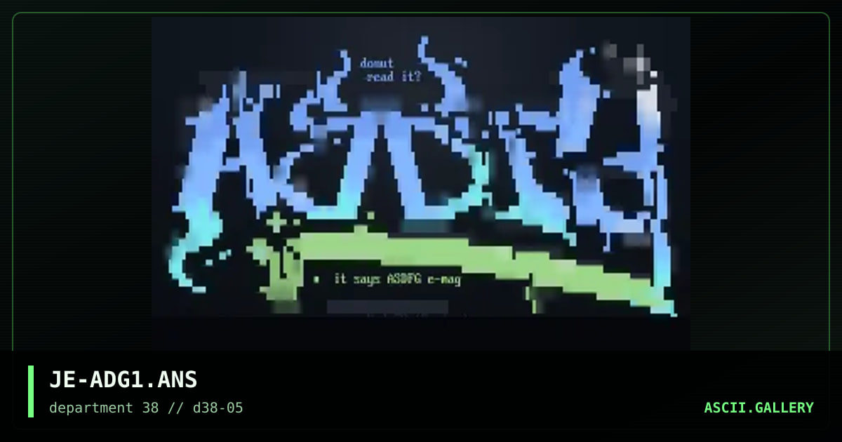 ASDFG emag promo, by blind sniper, vade79, 1997