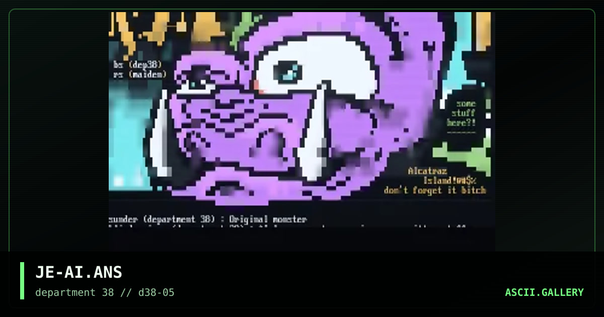 AI.. not artificial intelligence ;), by sunder, blind sniper, rorshack, 1997