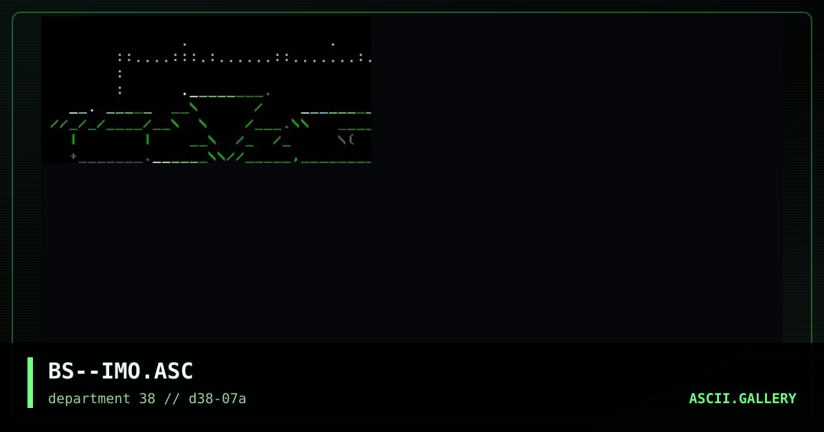 Imodium ascii with colour!@, by blind sniper, 1997