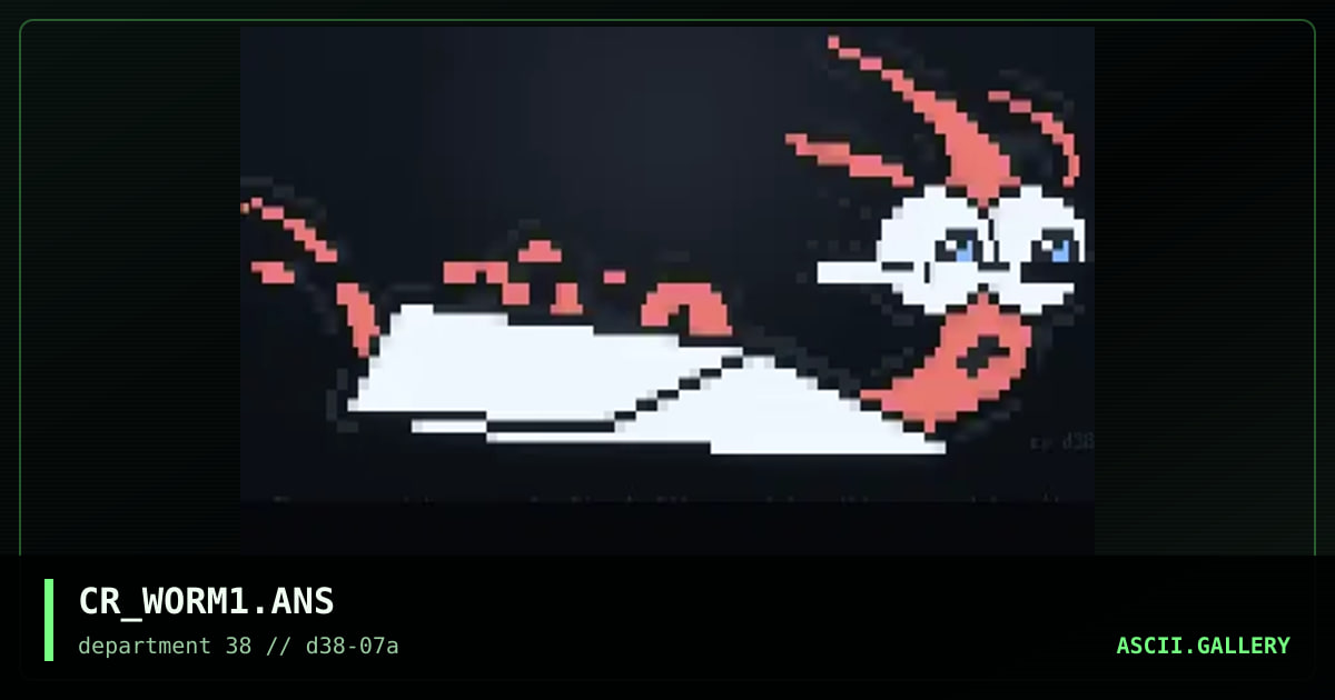 Worm Flying, by crucifer, 1997