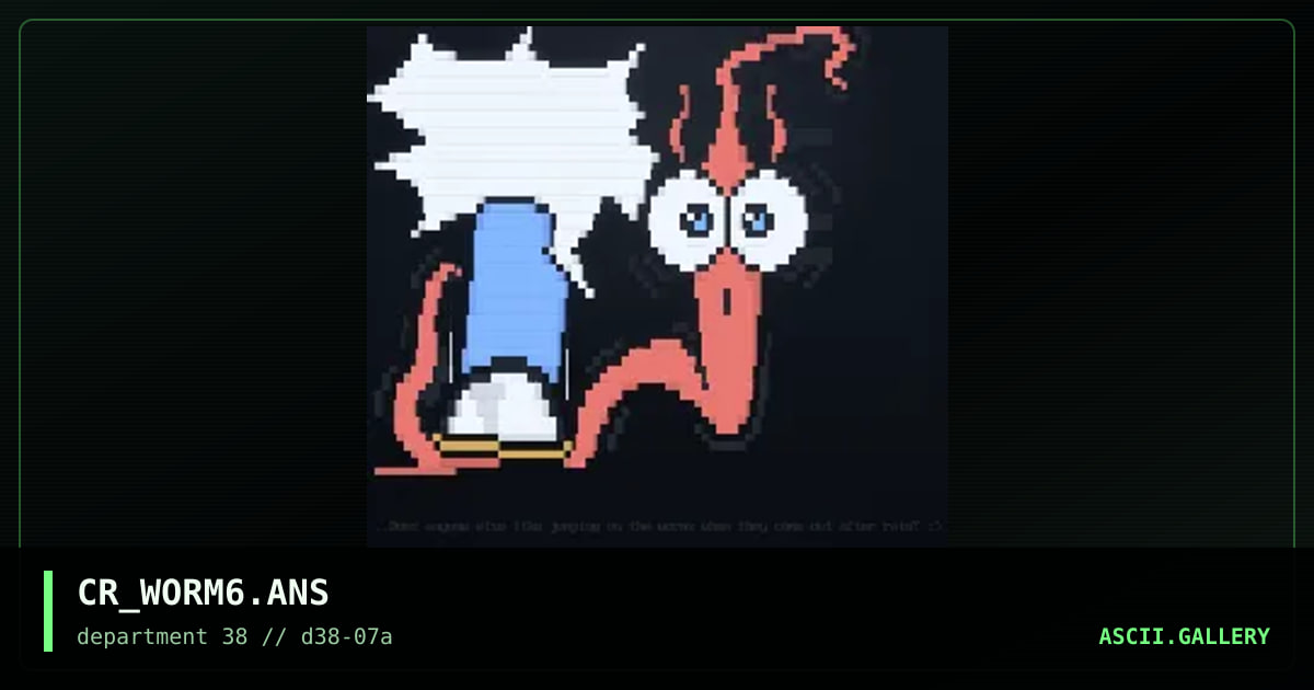 Worm Stomp, by crucifer, 1997