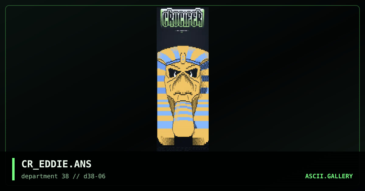 Eddie/Powerslave, by crucifer, 1997
