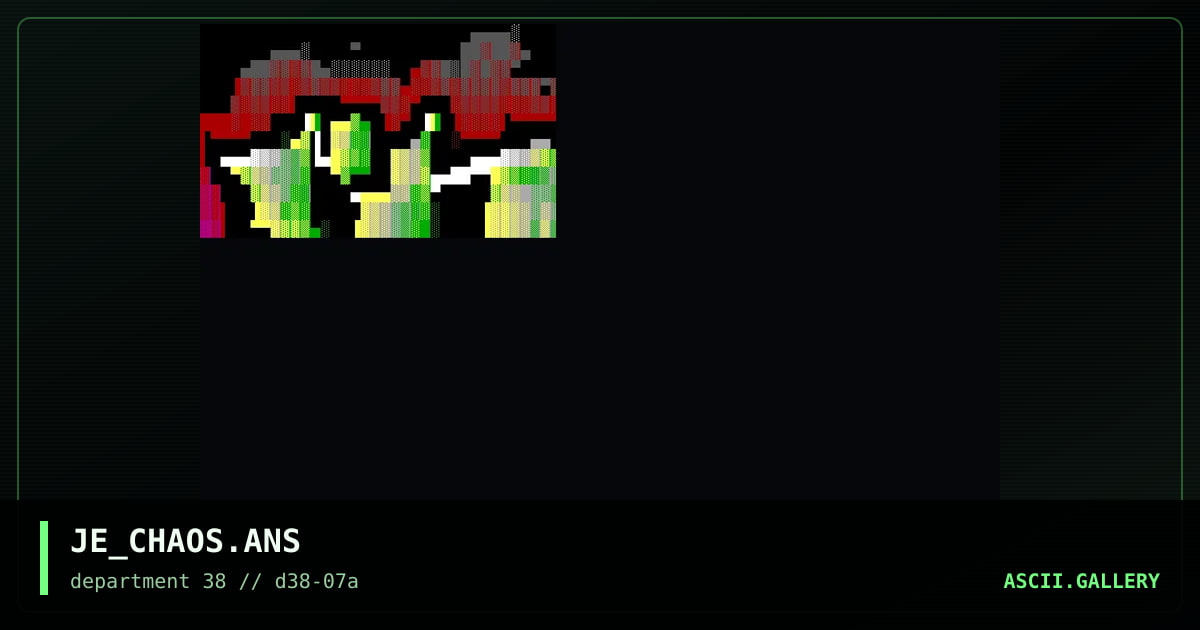 Chaos logo, by blind sniper, crucifer, 1997