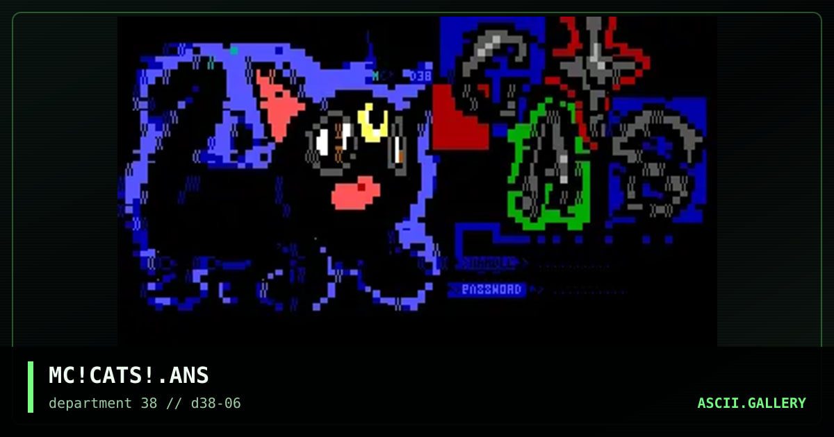 CATS BBS thang.. eek, by madcap, 1997