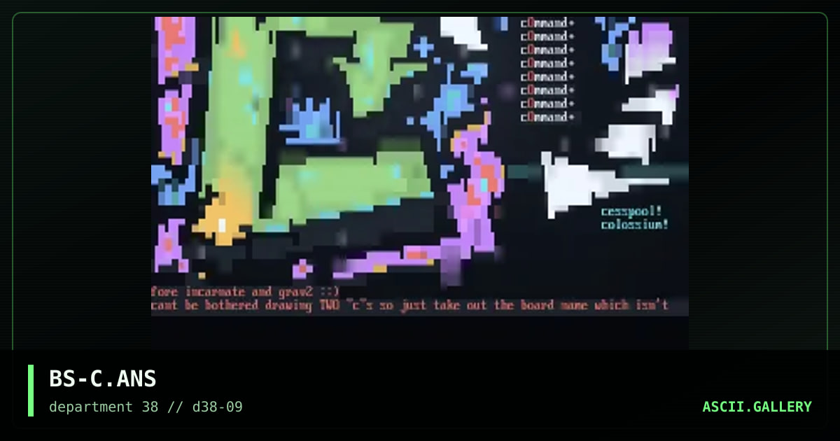 DRAW, by blind sniper, 1997
