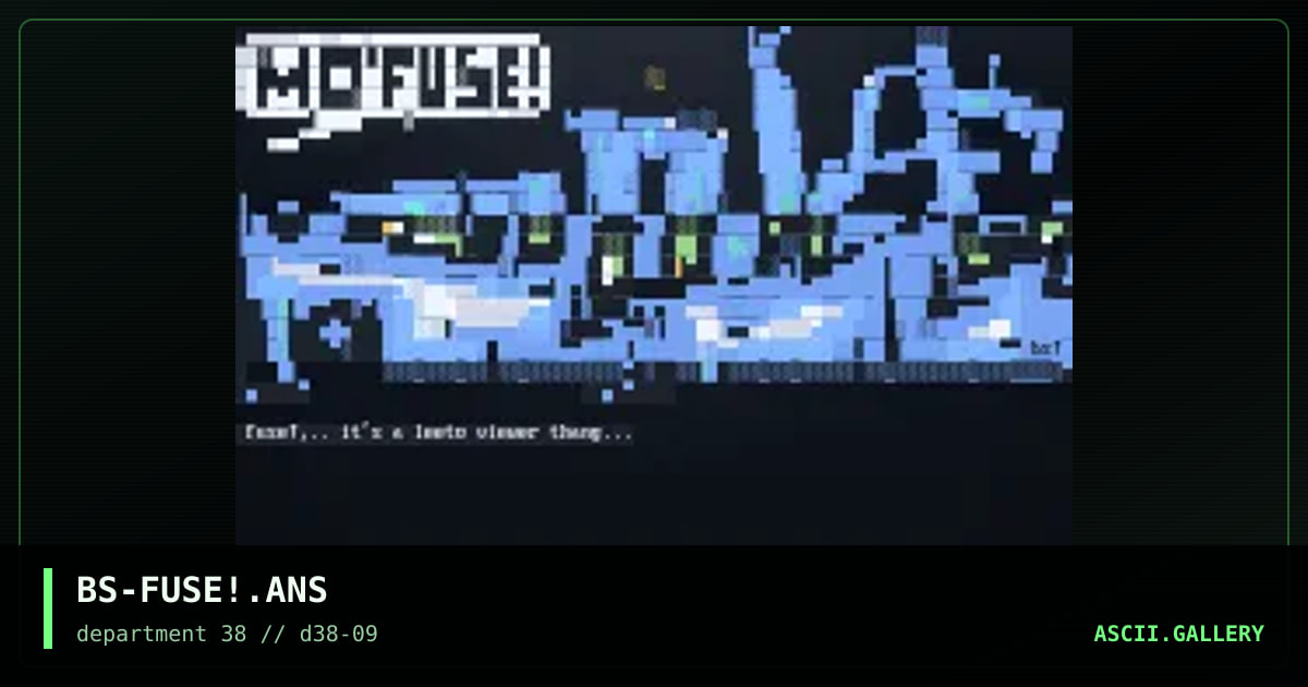 SODA, by blind sniper, 1997