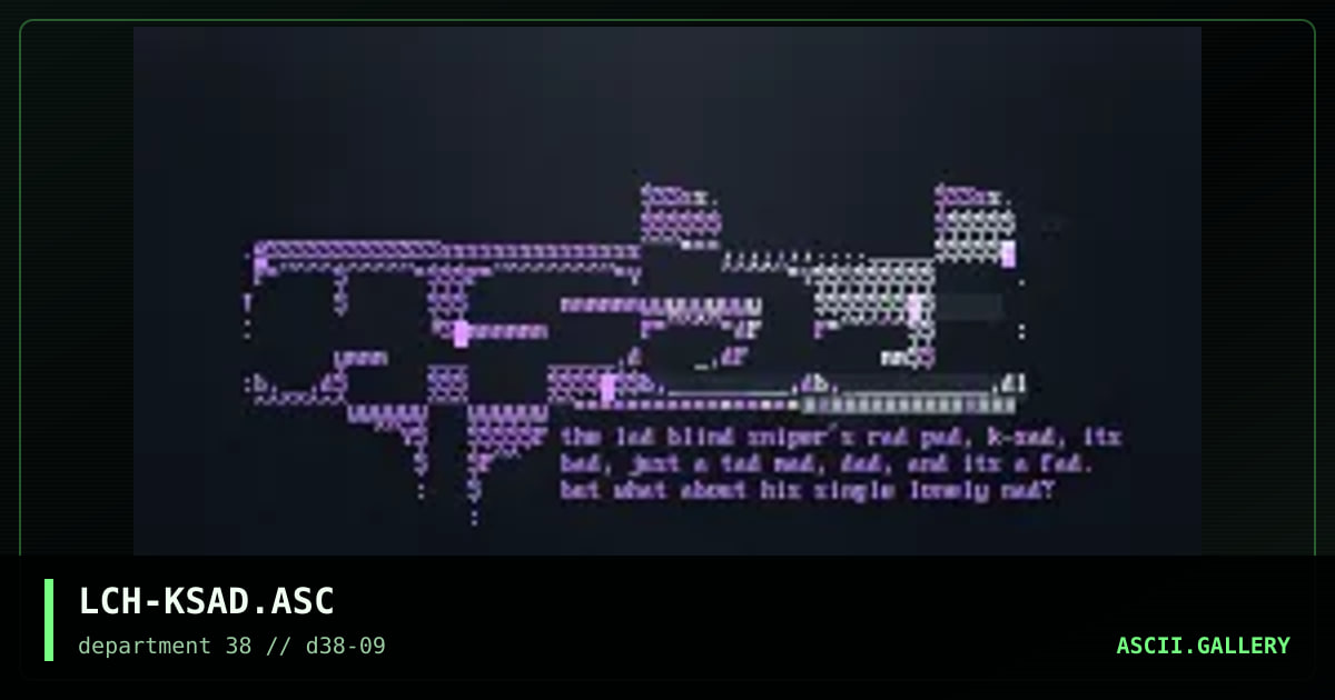 k-sad +crap pome, by leiche, 1997