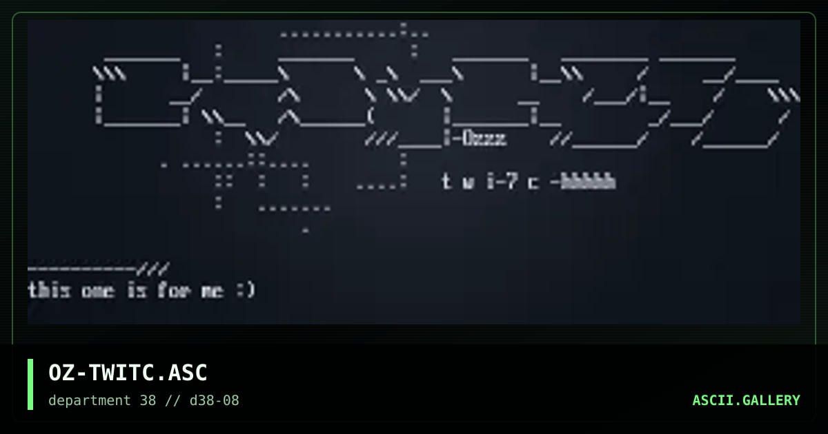 twi-7cHHH, by ooze, 1997