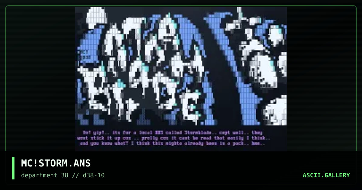 MC!STORM.ANS, by madcap, 1997