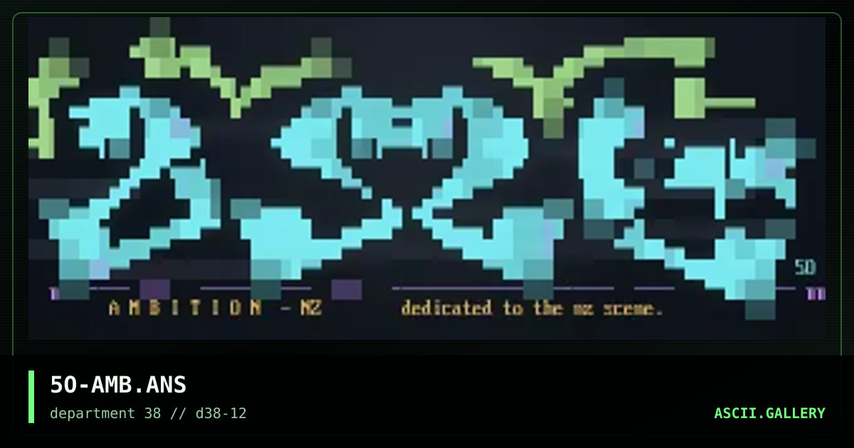 5O-AMB.ANS, by ooze, 1997