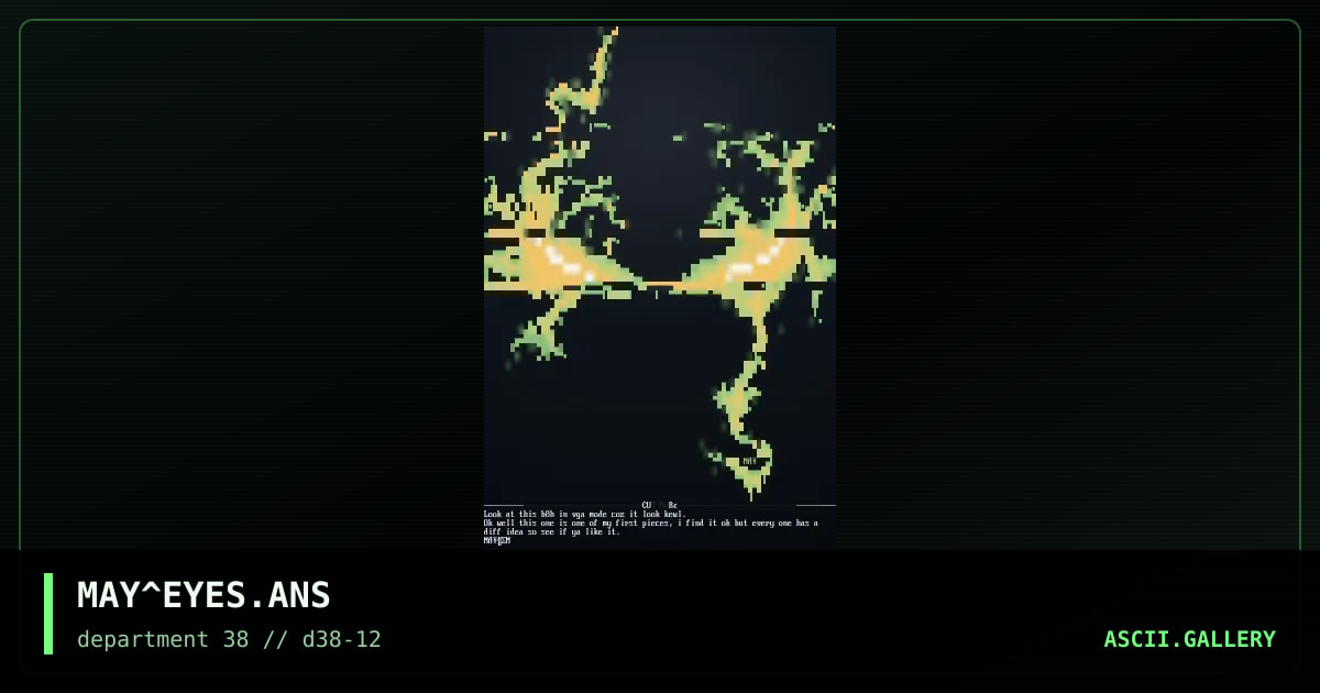 MAY^EYES.ANS, by mayhem, 1997