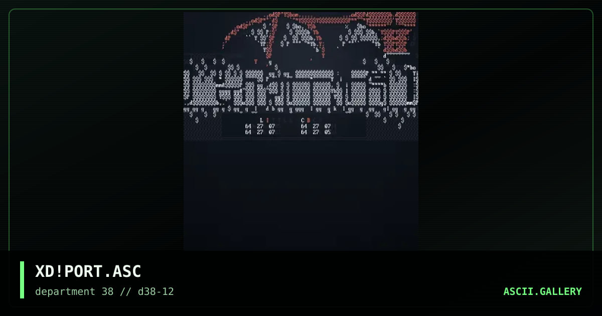 XD!PORT.ASC, by xide, 1997