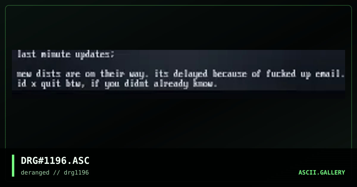 DRG#1196.ASC, by untagged, 1996