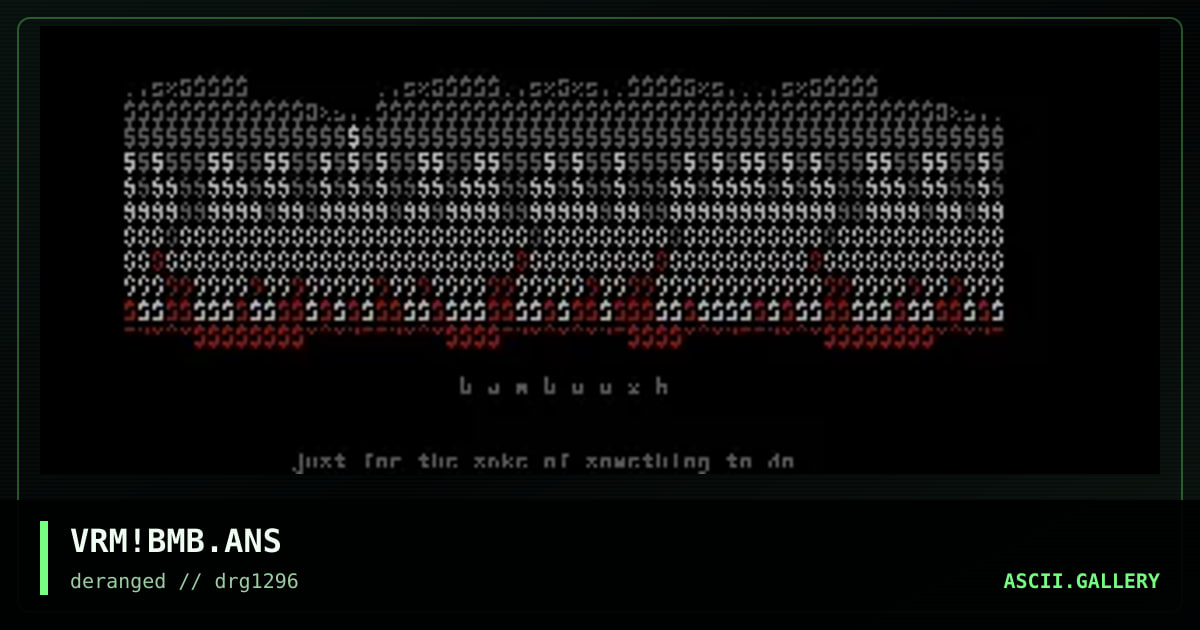 hail bamboosh, by vermin, 1996