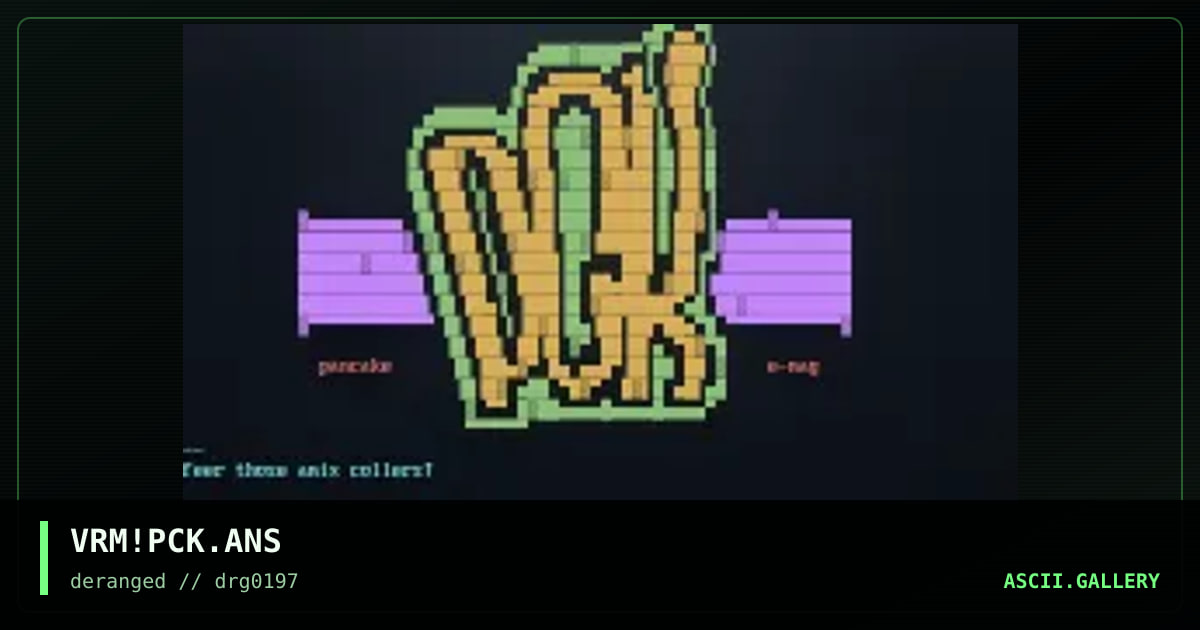 pancake, by vermin, 1997