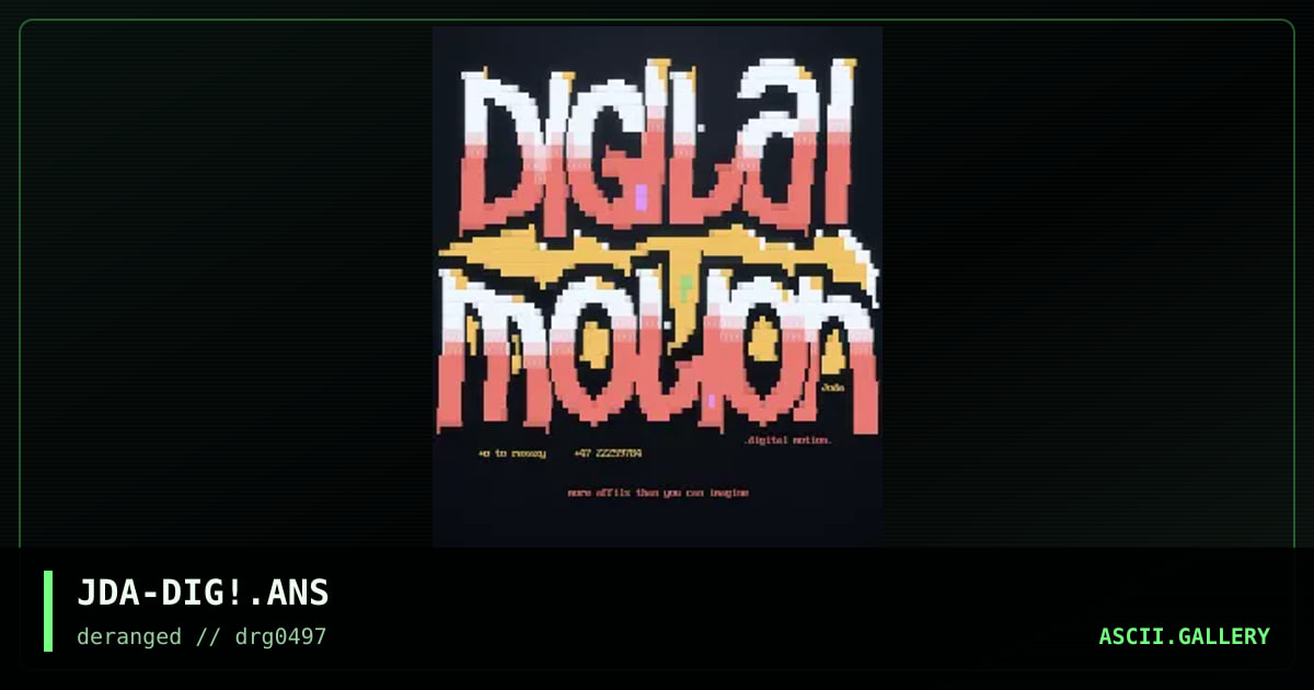 digital motion., by joda, 1997