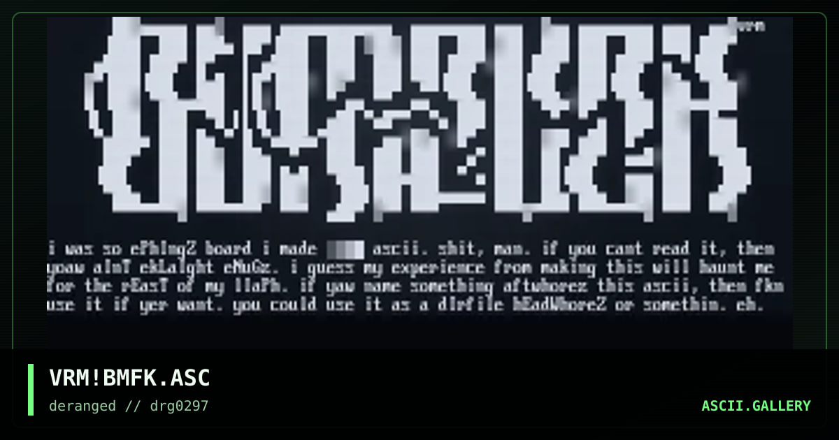 how to make your dick bigger, by vermin, 1997