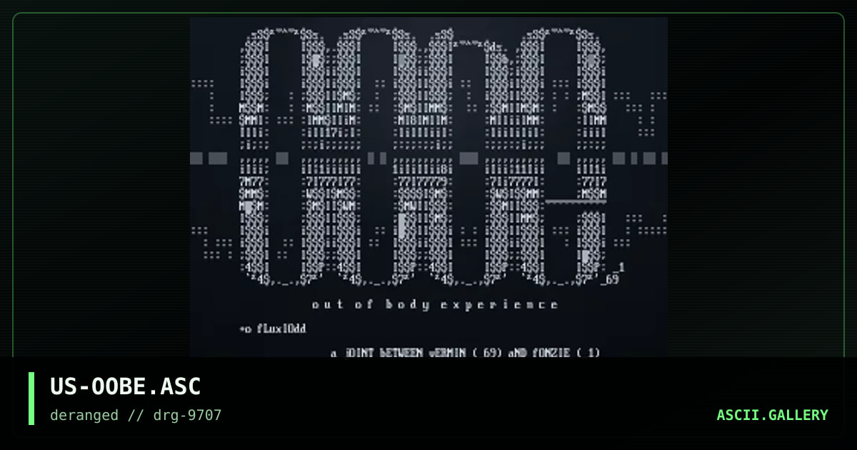 US-OOBE.ASC, by vermin, fonzie, 1997