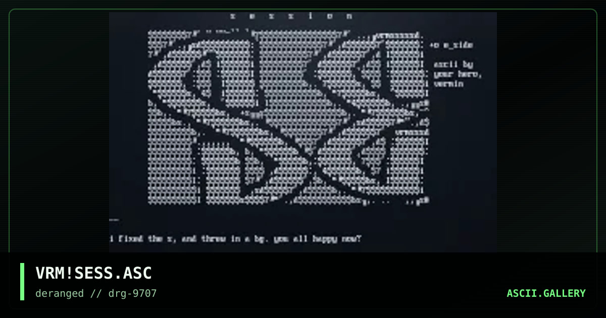 VRM!SESS.ASC, by vermin, 1997