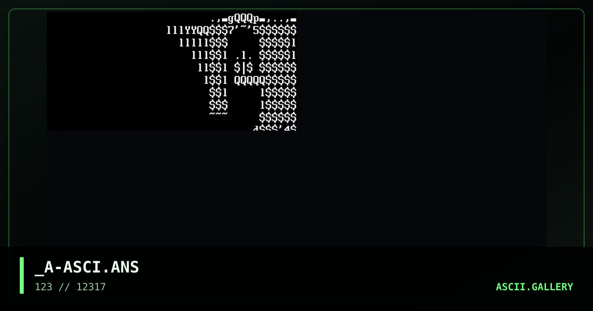 _A-ASCI.ANS, by absent spinsister, 2004