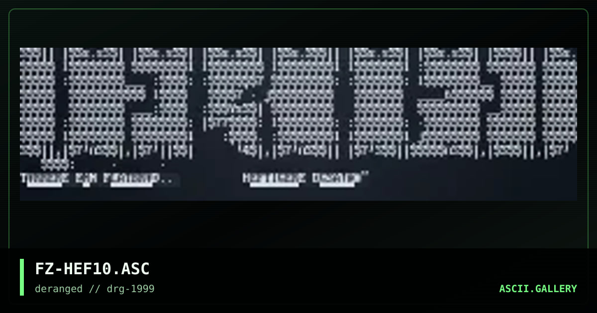 FZ-HEF10.ASC, by fonzie, 1999