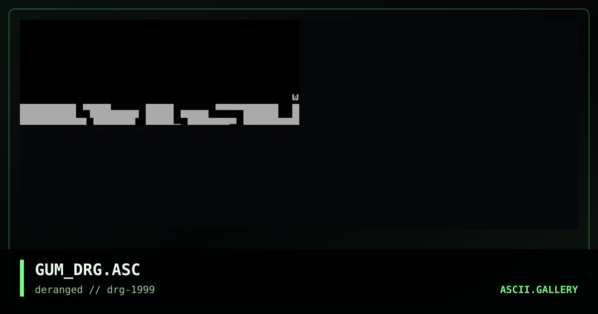 GUM_DRG.ASC, by guma, 1999