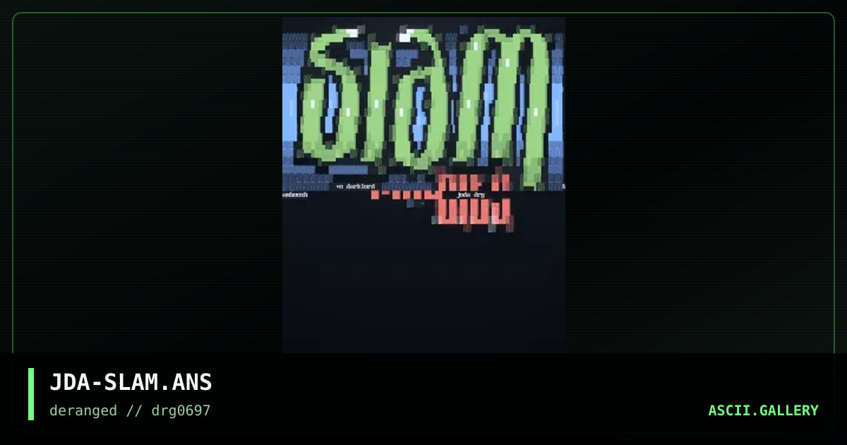 SlAM cITY, by joda, 1997