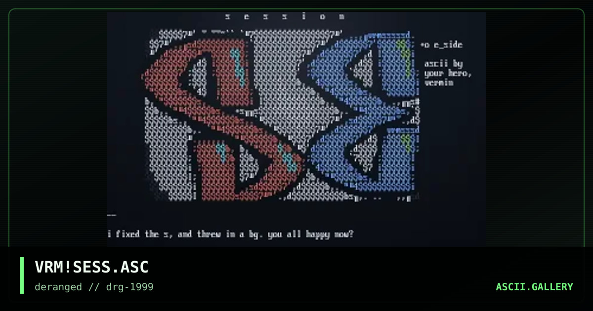VRM!SESS.ASC, by vermin, 1999