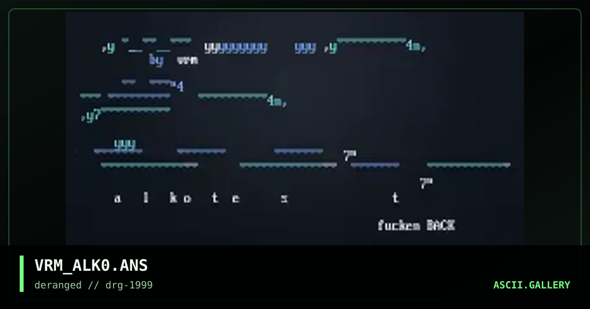 VRM_ALK0.ANS, by vermin, 1999