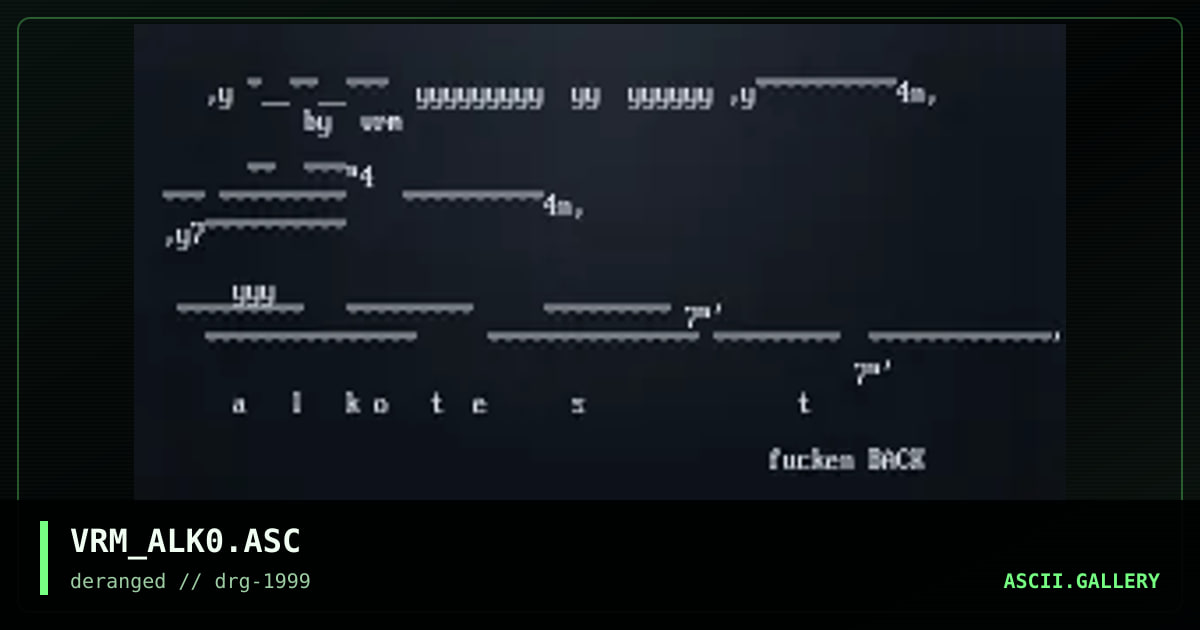 VRM_ALK0.ASC, by vermin, 1999