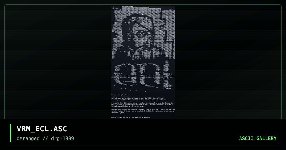 VRM_ECL.ASC, by vermin, 1999