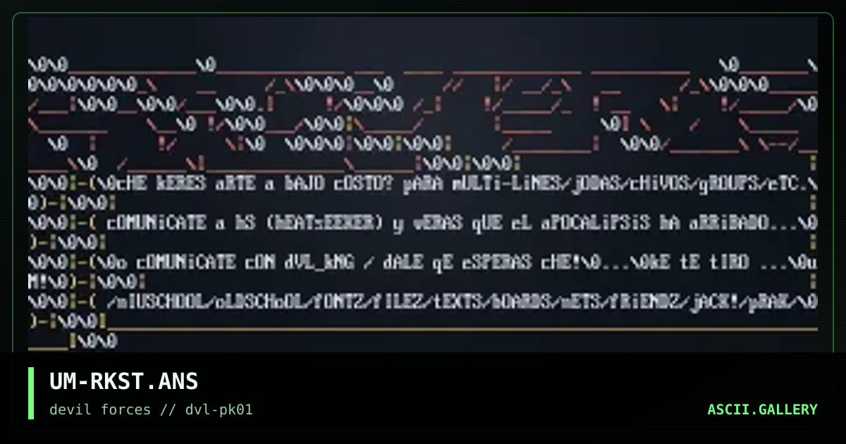 UM-RKST.ANS, by under man, 1997