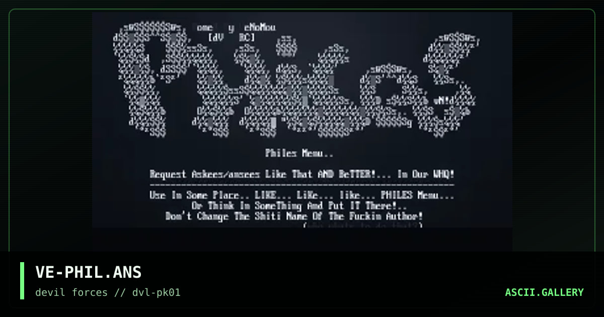 a Askee 4 A Philes Menu.., by venomous, 1997